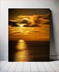 Πίνακας, Sunset Over the Sea Ηλιοβασίλεμα πάνω από τη θάλασσα