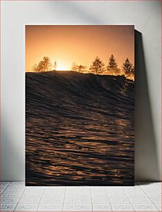Πίνακας, Sunset Over the Waves Ηλιοβασίλεμα πάνω από τα κύματα