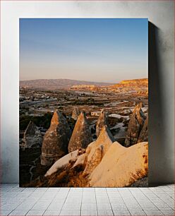 Πίνακας, Sunset Over Unique Rock Formations Ηλιοβασίλεμα πάνω από μοναδικούς βραχώδεις σχηματισμούς