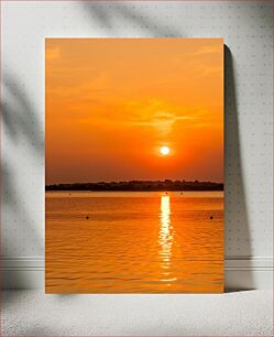 Πίνακας, Sunset Over Water Ηλιοβασίλεμα πάνω από το νερό
