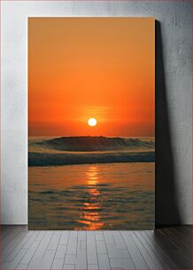 Πίνακας, Sunset Over Waves Ηλιοβασίλεμα πάνω από κύματα