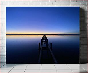 Πίνακας, Sunset Pier Προβλήτα ηλιοβασιλέματος