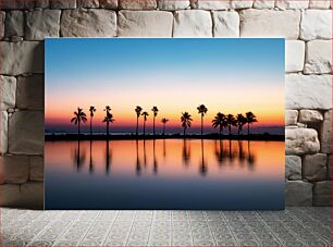 Πίνακας, Sunset Reflection Αντανάκλαση ηλιοβασιλέματος