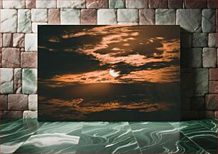 Πίνακας, Sunset Through Clouds Ηλιοβασίλεμα μέσα από σύννεφα