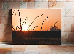 Πίνακας, Sunset Through the Branches Ηλιοβασίλεμα μέσα από τα κλαδιά