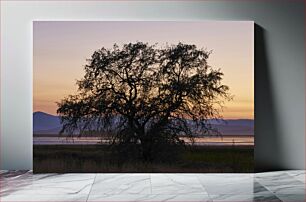 Πίνακας, Sunset Tree Silhouette Sunset Tree Silhouette