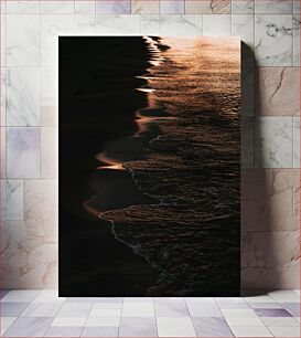 Πίνακας, Sunset Waves Κύματα ηλιοβασιλέματος