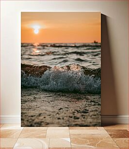 Πίνακας, Sunset Waves Κύματα ηλιοβασιλέματος