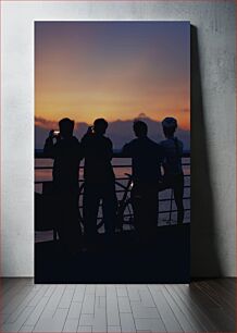 Πίνακας, Sunset with Friends Ηλιοβασίλεμα με φίλους