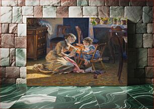 Πίνακας, Sunshine in the Living Room by Viggo Pedersen