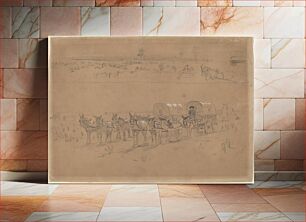 Πίνακας, Supply Train (1864) by Winslow Homer