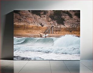 Πίνακας, Surfer by the Cliffs Surfer by the Cliffs