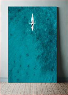 Πίνακας, Surfer in Blue Waters Σέρφερ στα γαλάζια νερά
