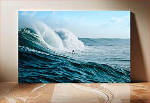 Πίνακας, Surfing the Big Wave Σερφάρισμα στο μεγάλο κύμα