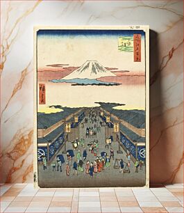 Πίνακας, Surugachō by Utagawa Hiroshige
