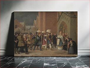 Πίνακας, Svend Estridsen and Bishop Vilhelm by Wilhelm Marstrand