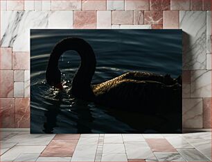 Πίνακας, Swan in Twilight Κύκνος στο Λυκόφως