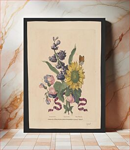 Πίνακας, Sweet pea, hyacinth, sunflower (1814)