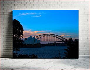Πίνακας, Sydney Harbor Bridge at Sunset Λιμενική γέφυρα του Σίδνεϊ στο ηλιοβασίλεμα