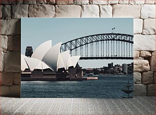 Πίνακας, Sydney Opera House and Harbour Bridge Όπερα του Σίδνεϊ και Λιμενική Γέφυρα