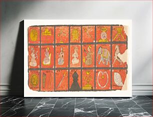 Πίνακας, Symbols of the Chakravartin: Folio from a Digambara Manuscript, Possibly the Shalibhadra, India (Rajasthan, Marwar)