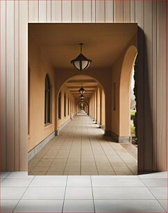 Πίνακας, Symmetrical Archway Corridor Συμμετρικός Διάδρομος Αψίδας