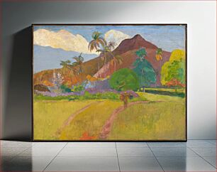 Πίνακας, Tahitian Landscape (1891) by Paul Gauguin