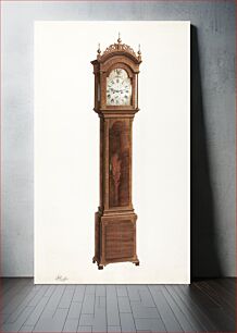 Πίνακας, Tall Clock (ca. 1938) by Ferdinand Cartier