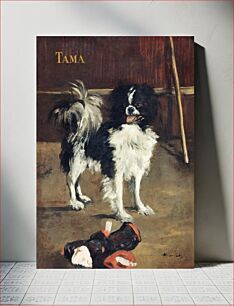 Πίνακας, Tama, the Japanese Dog (c.1875) by Edouard Manet