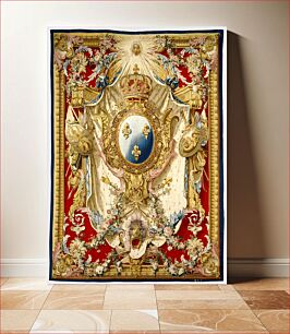 Πίνακας, Tapestry: Portière aux Armes de France; woven under the direction of Etienne-Claude Le Blond (1700 - 1751)