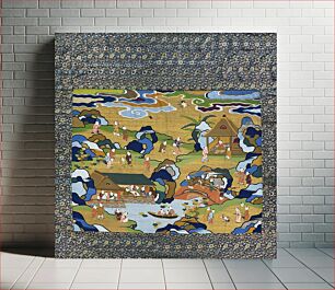 Πίνακας, Tapestry weave, silk and gold thread (1700s), Qing Dynasty, China