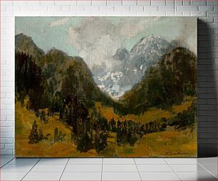 Πίνακας, Tatra motif by Ferdinand Katona