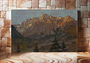 Πίνακας, Tatras motif by Ferdinand Katona