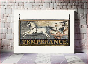 Πίνακας, Tavern Sign: "Temperance" (c. 1940) by John Matulis