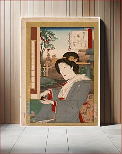 Πίνακας, Tea Ceremony by Toyohara Kunichika