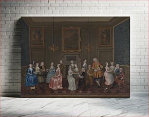 Πίνακας, Tea Party at Lord Harrington's House, St. James's