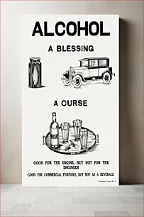 Πίνακας, Temperance poster promoting the prohibition of alcohol (1912) chromolithograph by Dominion Scientific Temperance Committee
