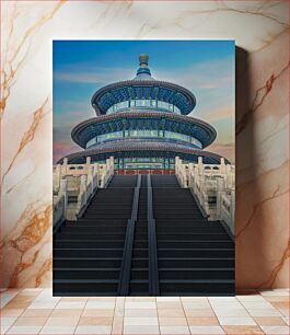 Πίνακας, Temple of Heaven at Sunset Ναός του Ουρανού στο ηλιοβασίλεμα