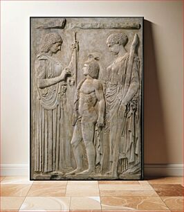 Πίνακας, Ten marble fragments of the Great Eleusinian Relief