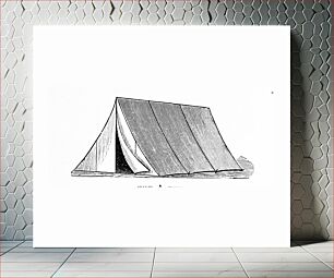 Πίνακας, Tent from ractical hints on Camping (1882) published by Howard Henderson