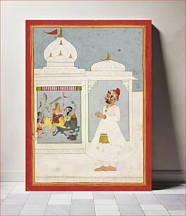 Πίνακας, Thakur Ajit Singh worships the Goddess