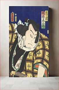 Πίνακας, The Actor Bandō Hikosaburō V as the Wrestler Onigatake by Utagawa Kunisada