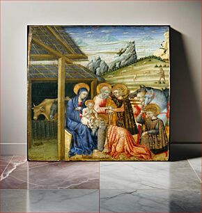 Πίνακας, The Adoration of the Magi by Giovanni di Paolo (Giovanni di Paolo di Grazia)