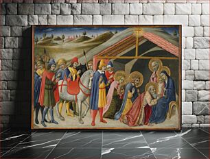 Πίνακας, The Adoration of the Magi by Sano di Pietro (Ansano di Pietro di Mencio)