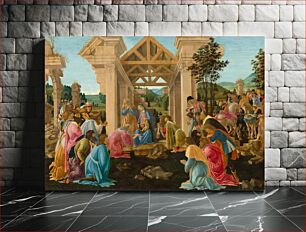 Πίνακας, The Adoration of the Magi (ca. 1478–1482) by Sandro Botticelli