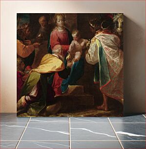 Πίνακας, The Adoration of the Magi (ca. 1600) by Pier Francesco Mazzucchelli, called Morazzone