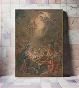 Πίνακας, The Adoration of the Shepherds by François Boucher