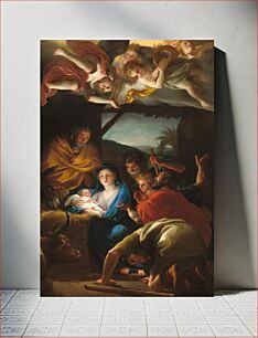 Πίνακας, The Adoration of the Shepherds (ca. 1764–1765) by Anton Raphael Mengs