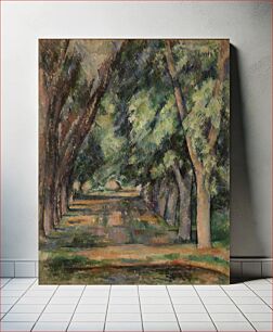 Πίνακας, The Allée of Chestnut Trees at the Jas de Bouffan (L'allée des marronniers au Jas de Bouffan) by Paul Cézanne