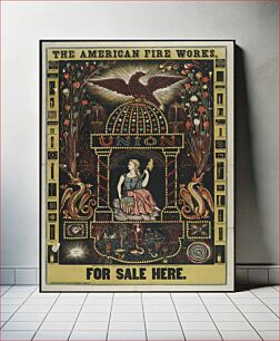 Πίνακας, The American fire works, on sale here / I. Horn, engraver
